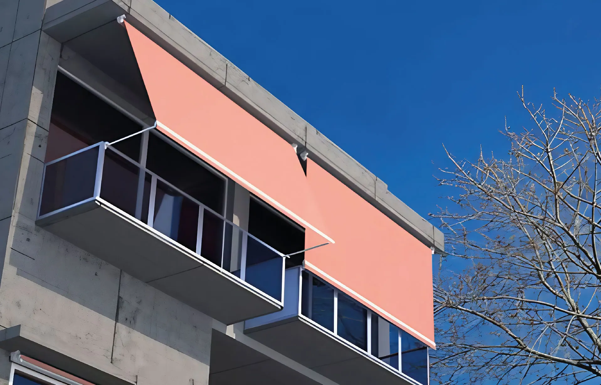 toldo vertical balcony